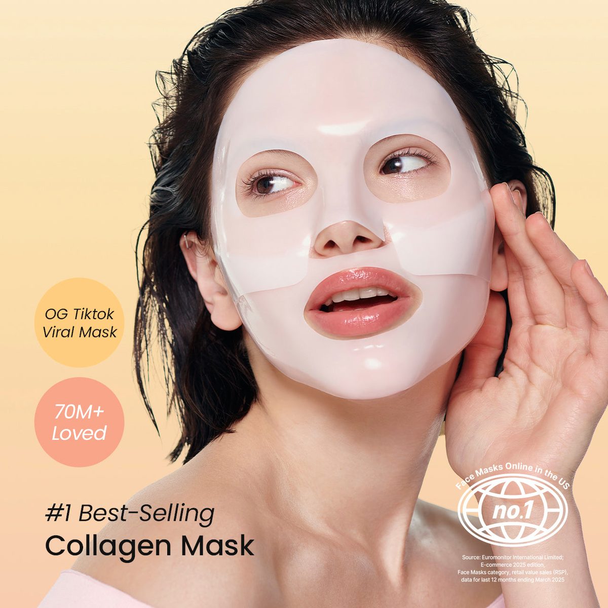 Biodance Bio-Collagen Real Deep Mask (16-pack) — in use